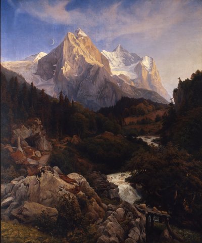 Der Wetterhorn von Johann Wilhelm Schirmer