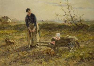 Auf den Feldern mit Katia von Johann Zoetelief Tromp