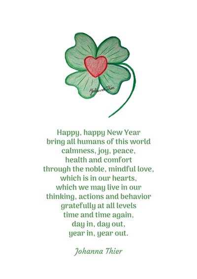 Happy New Year (Version 1) von Johanna Thier