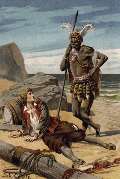Illustration für Der Fliegende Holländer von Johannes (after) Gehrts