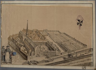 Predikheren-Kloster in Brügge von Johannes Beerblock