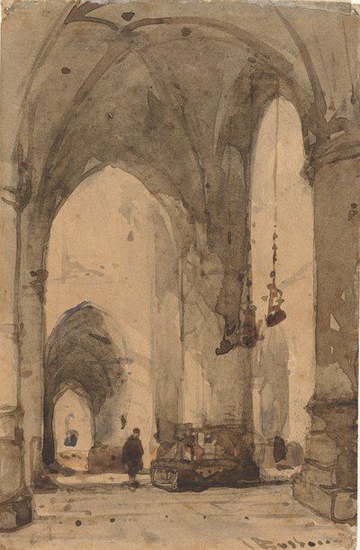 Innenraum der Sint-Bavokerk in Haarlem von Johannes Bosboom