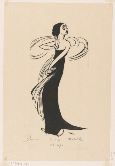 Tänzerin von Johannes Frederik Engelbert ten Klooster (signed by artist)
