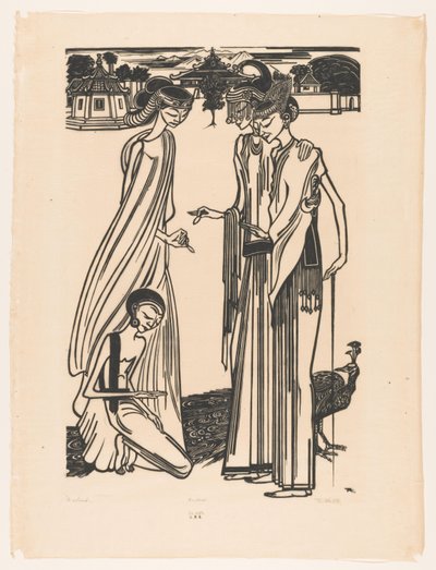 Das Almosen von Johannes Frederik Engelbert ten Klooster (signed by artist)