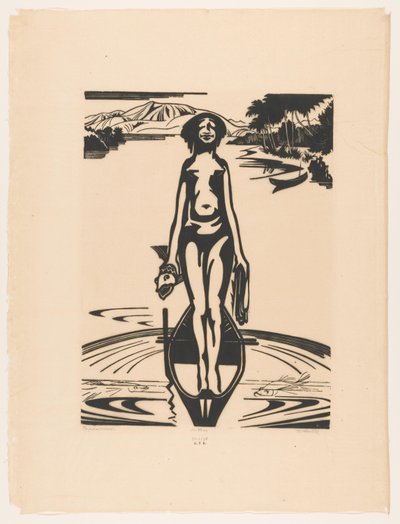 Papua-Frau von Johannes Frederik Engelbert ten Klooster (signed by artist)