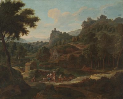 Ideallandschaft italienischen Charakters von Johannes Glauber