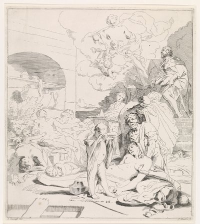 Flehen des heiligen Rochus von Johannes Glauber