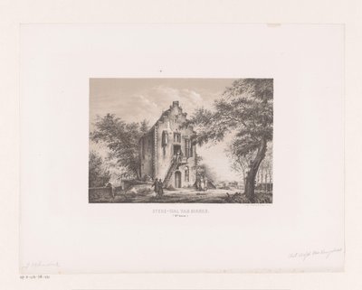 Haus auf Stadtmauer von Johannes Hilverdink (attributed to)