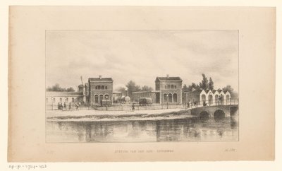 Rheinbahnhof in Amsterdam von Johannes Hilverdink (possibly)