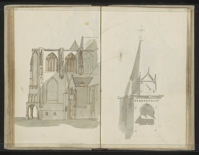 Alte Kirche in Delft von Johannes Huibert Prins