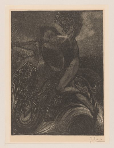 Perseus und das Seeungeheuer von Johannes Josephus Aarts (signed by artist)