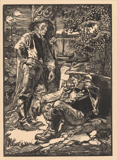 Ruhende Polderarbeiter von Johannes Josephus Aarts