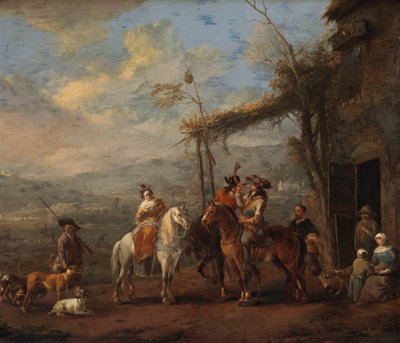 Eine Jagdgesellschaft von Johannes Lingelbach
