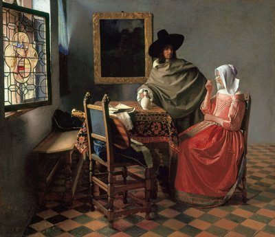 Das Weinglas von Johannes Vermeer
