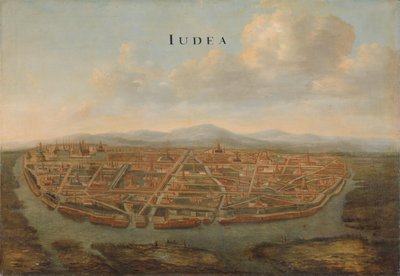 Ansicht von Judea, der Hauptstadt von Siam von Johannes Vinckboons (attributed to)