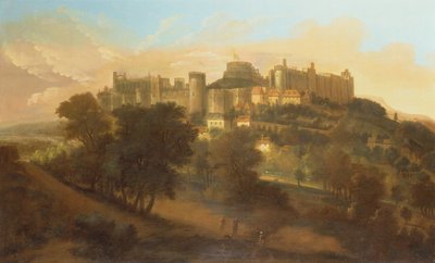 Ein Ausblick auf Windsor Castle von Süden von Johannes Vorsterman