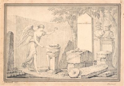 Titelvignette zu Snorre Sturleson (hrsg. G. Schiøning): Heimskringla, Bd. I, 1778 von Johannes Wiedewelt
