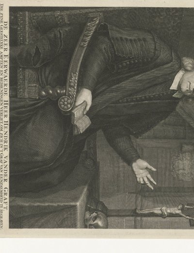 Porträt von Hendrik van der Graft von Johannes Willemsz. Munnickhuysen