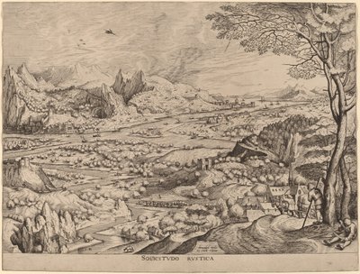 Solicitudo Rustica (Ländliche Sorgen) von Johannes and Lucas van Doetechum after Pieter Bruegel the Elder