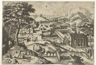 Landschaft mit dem heiligen Hieronymus von Johannes of Lucas van Doetechum