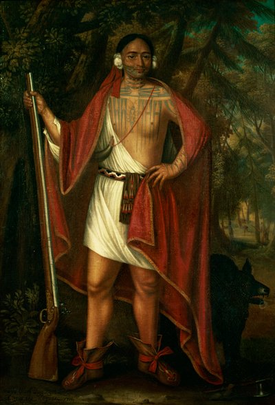 Sa Ga Yeath Qua Pieth Ton, König der Maguas, 1710 von Johannes or Jan Verelst