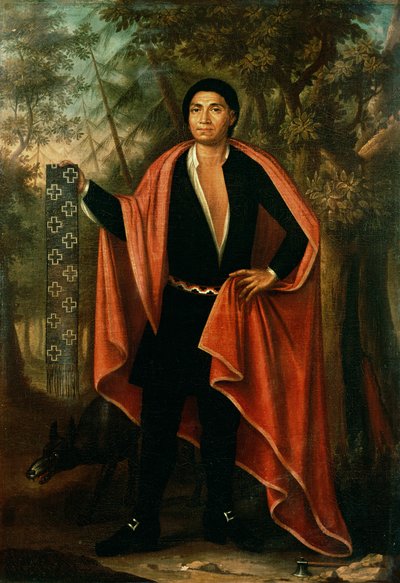 Tac Yec Neen Ho Gar Ton, Kaiser der Sechs Nationen, 1710 von Johannes or Jan Verelst