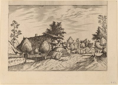 Dorfstraße von Johannes van Doetechum, the Elder and Lucas