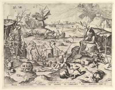 Die Versuchung des heiligen Antonius von Johannes and Lucas van Doetecum