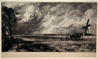 Frühling, graviert von David Lucas von John (after) Constable