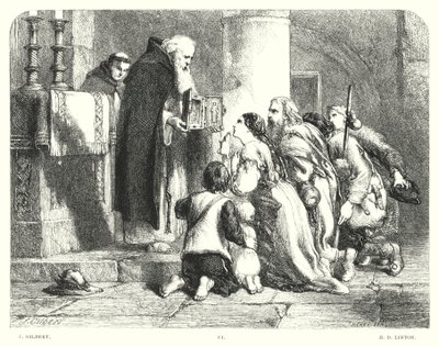 Lord Byrons Childe Harold, Gesang I, Strophe 20 von John (after) Gilbert