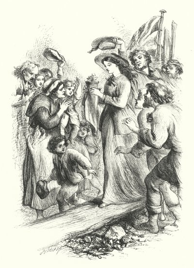 Die Landung der Primrose von John (after) Gilbert