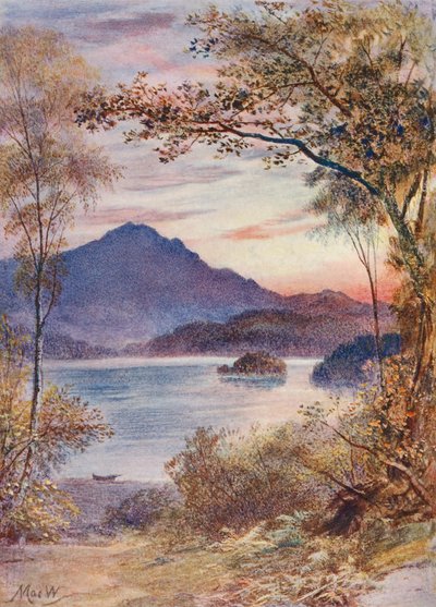 Ben Venue und die Trossachs von John (after) MacWhirter