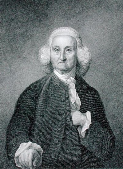 Jonathan Trumbull (1710-85) graviert von E. Mackenzie von John (after) Trumbull
