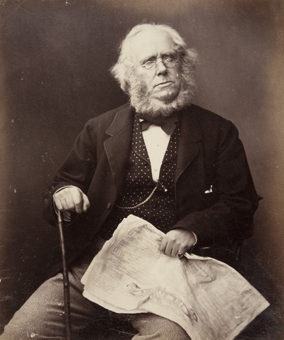Herr James Playfair, Glasgow, 1855 von John Adamson