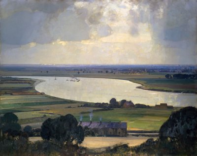 Der selbstgefällige und silberne Trent von John Alfred Arnesby Brown