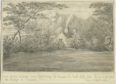 Burton-upon-Trent: Feder- und Tintenzeichnung, undatiert [1799-1854] von John Allport