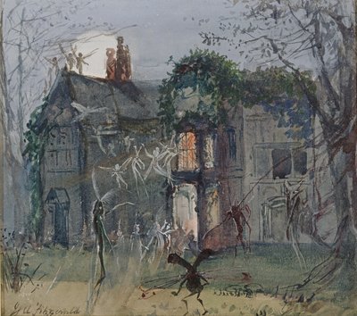 Die alte Halle, Feen im Mondlicht von John Anster Fitzgerald