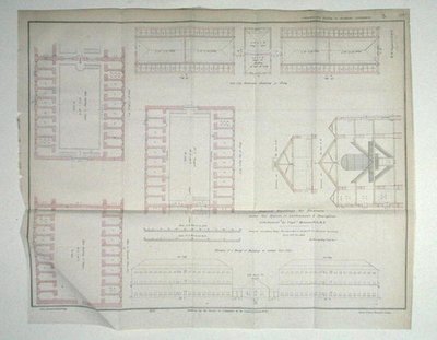 Vorgeschlagene Gebäude für Gefangene unter dem System der Einschließung und Disziplin von Kapitän Machonochie, R.N. von John Arrowsmith