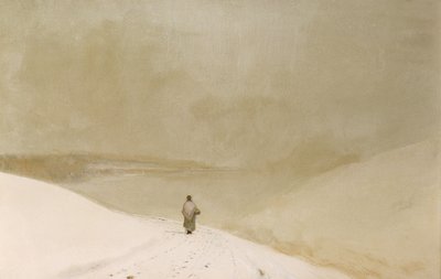 Schnee und Nebel (Caprice in Gelb-Moll) von John Atkinson Grimshaw