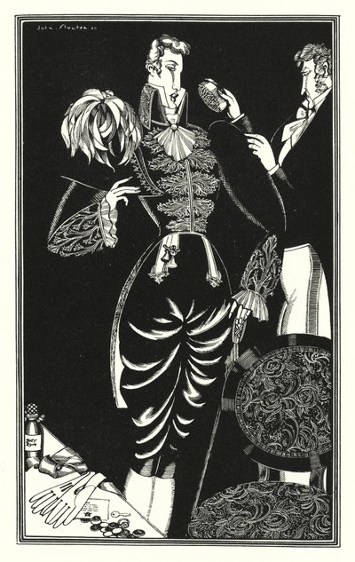 Illustration für Don Juan von Lord Byron: Zusammengestellt aus Jugend, Ruhm und einem Armeeschneider von John Austen