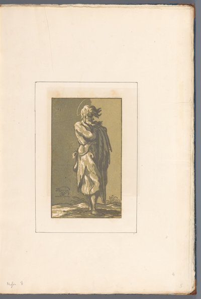 Stehender Heiliger Amicis suis necnon unicuique (...) (Serientitel auf Objekt) von John B. Skippe