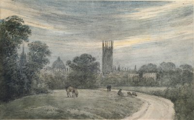 Der Eingang nach Oxford von London, aus der Erinnerung von John Baptist Malchair