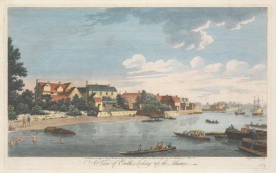 Eine Ansicht von Erith, Blick auf die Themse von John Boydell