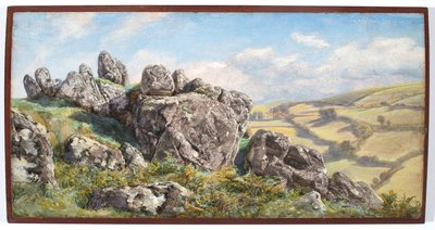 Chagford (Eine Moorlandschaft) von John Brett
