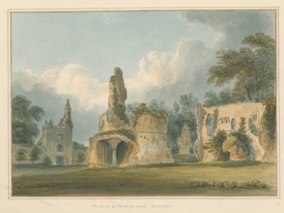Dorset - Sherborne - Burgruinen, 1802 von John Buckler