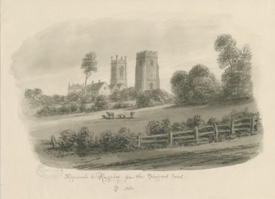 Rugeley Stadt - Von der Stafford Straße von John Buckler