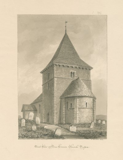 Newhaven Kirche, 1830 von John Buckler
