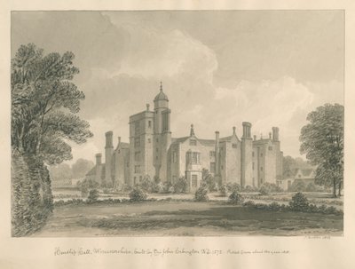 Worcestershire - Hindlip Hall von John Buckler
