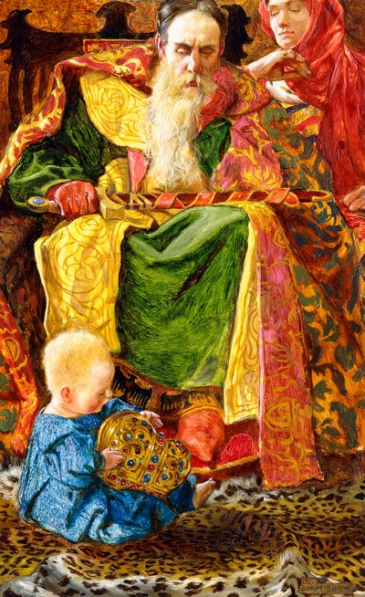 Und wer weiß, ob er ein weiser Mann oder ein Narr sein wird, 1901 von John Byam Liston Shaw