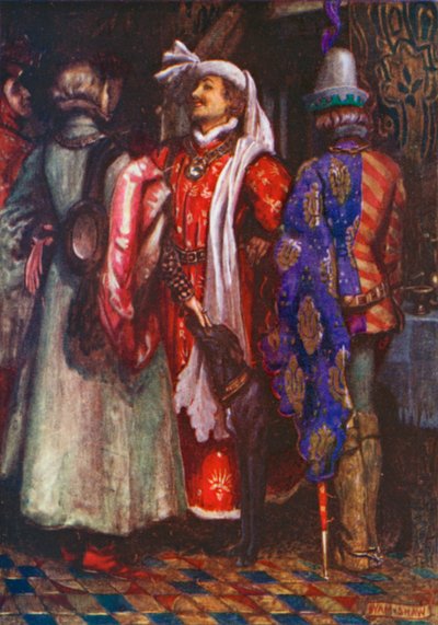 "Gott gebe, dass wir uns beeilen und zu spät kommen!" Richard II – Akt I, Szene 4 von John Byam Liston Shaw